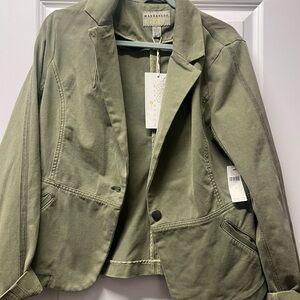 NWT Marrakech Green Blazer from Anthropologie